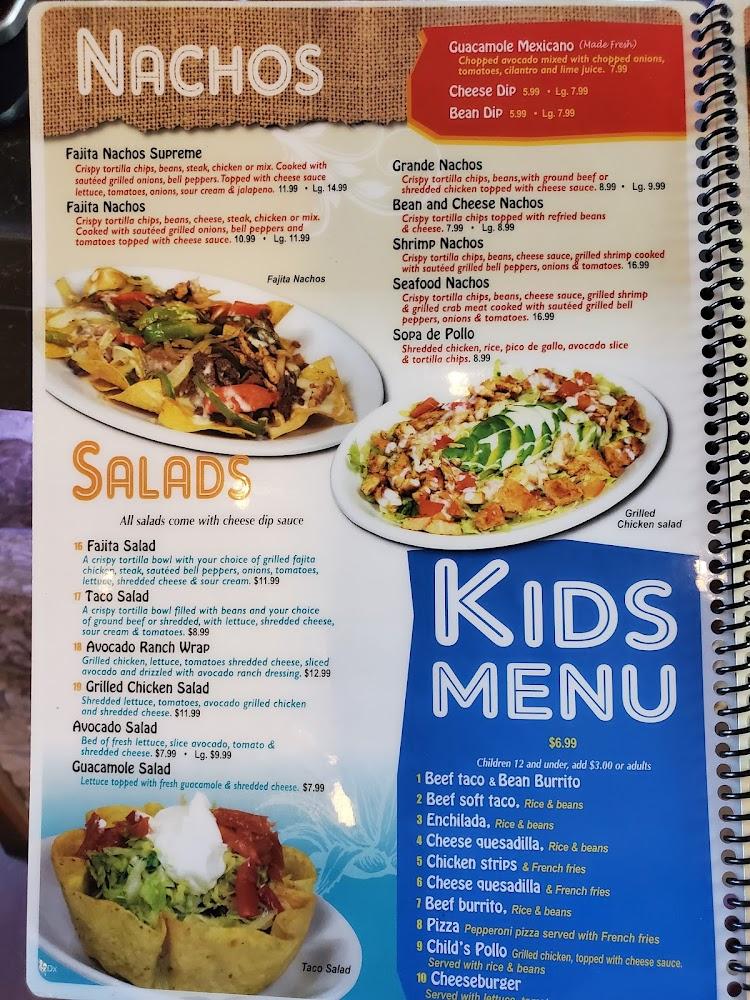 Hidalgo's Mexican Restaurant Menu image 3